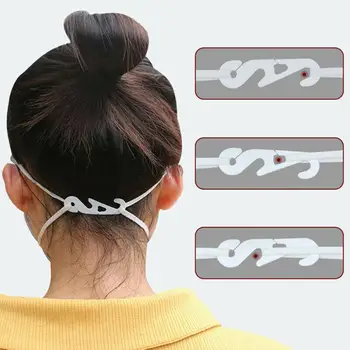 

5PCS Face Comfort Ear Buckle Adjustment S Type Relief Pain Ear Protector Face Mouth Wearing Ear Hook Motorcycle Gears