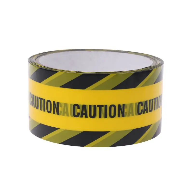 caution 1 1 рулон 25 м желтый Opp Предупреждение ющие ленты Внимание знак безопасности работы клейкие ленты DIY стикер для торгового центра школы фабрики - Цвет: caution 1