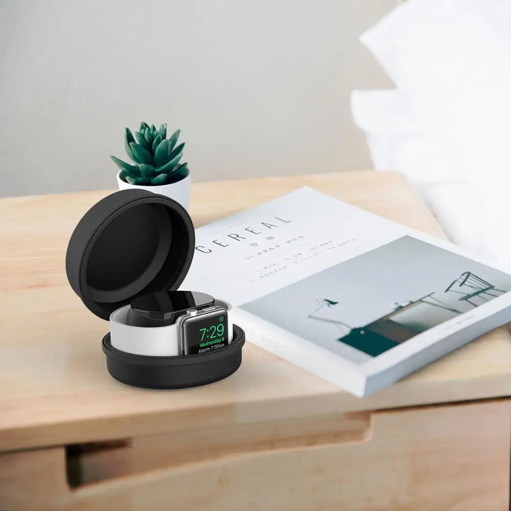 Smatree чехол для зарядки для Apple Watch Series 5- зарядный кабель и Apple Watch в комплект не входят(черный