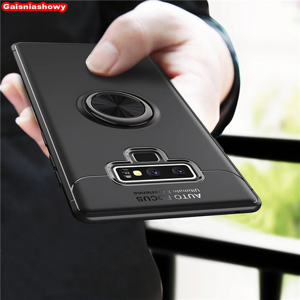 Противоударный мягкий держатель чехол для samsung Galaxy S8 S9 S10 Plus Note 8 9 10 A7 A9 A6 A8 плюс 2018