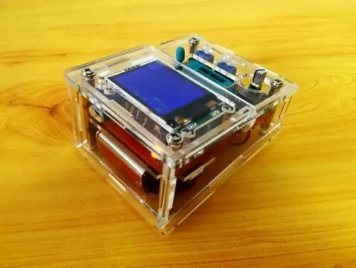 Assembled TFT GM328 Transistor Tester Diode LCR ESR meter PWM Square wave +case