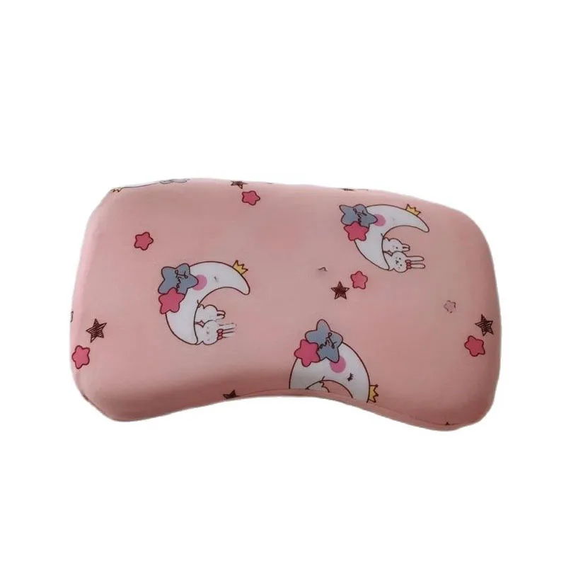 0-3 Years Old Children's Slow Rebound Memory Cotton Pillow Baby Head Shaping Pillow Cartoon Style Newborn Neck Pillow Baby Care baby stuffed pillow