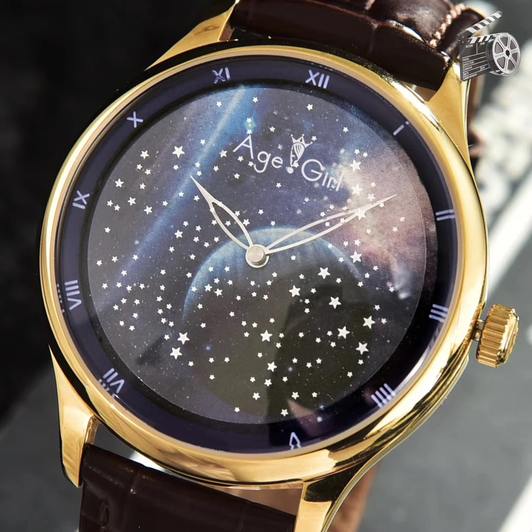 

Luxury Brand New Men Automatic Mechanical Miyota Movement Luminous Starry Sky Moon Rose Gold Silver Black Crystal Sapphire Watch