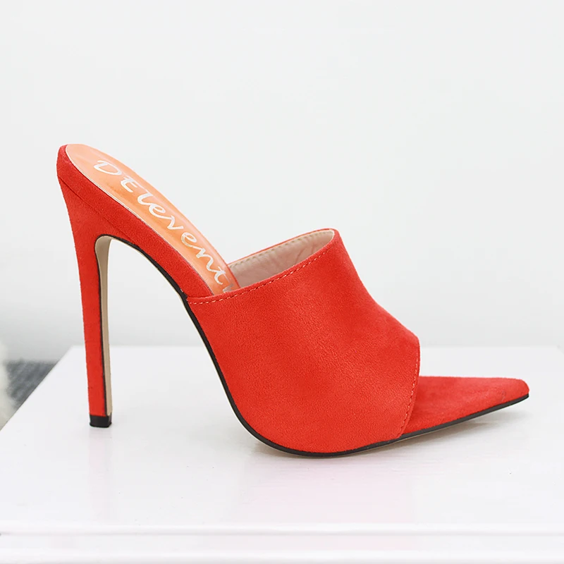 Г. Новые летние туфли с острым носком на нечетном каблуке Босоножки красного цвета, обувь наивысшего качества модная обувь