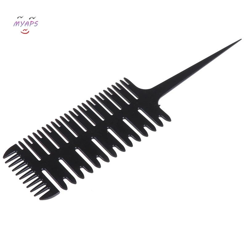 Big Tooth Comb Hair Dyeing Tool Highlighting Comb Brush Salon Pro Fish Bone Design Hair Dyeing Sectioning hair dyeing comb