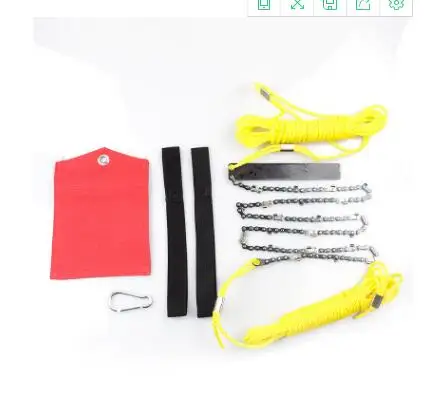 9m soft rope hand zipper bar saw high branch pruning high altitude pruning saw chain outdoor camping equipment garden tools