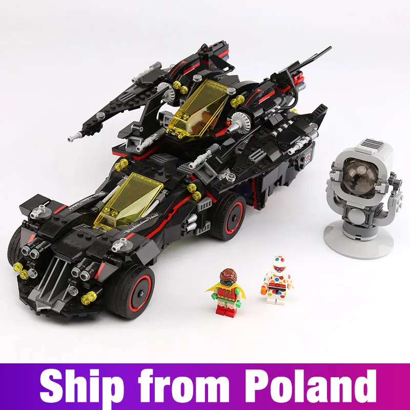 

New super heroes Batman movie Ultimate Batmobile fit lego batman figures Model Building Block Bricks 70917 gift kid diy Toys