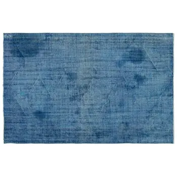 

Handmade Blue Vintage Overdyed Turkish Area Rug 178x272 Cm-5'10''X8'11''