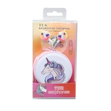 Новые детские музыкальные наушники с рисунком для девочек, наушники с разноцветным единорогом, проводная гарнитура с микрофоном, Универсальные наушники для телефона, подарки