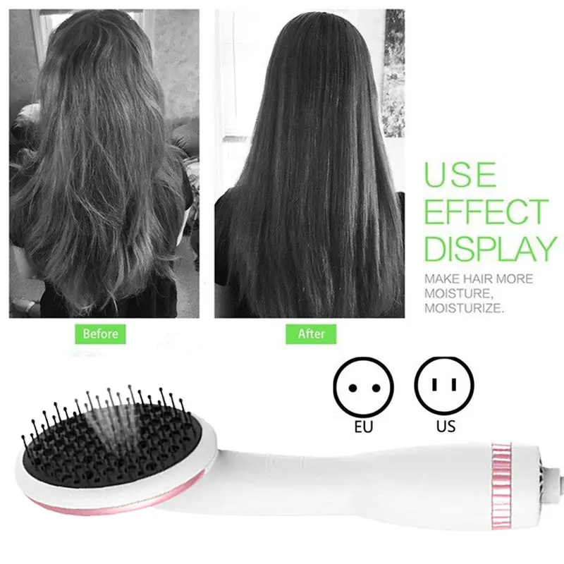 

Hair Drier 3 in 1 Blower Comb Fashion Fast 1000W White Stylist Beauty Health Makeup Tool Salon