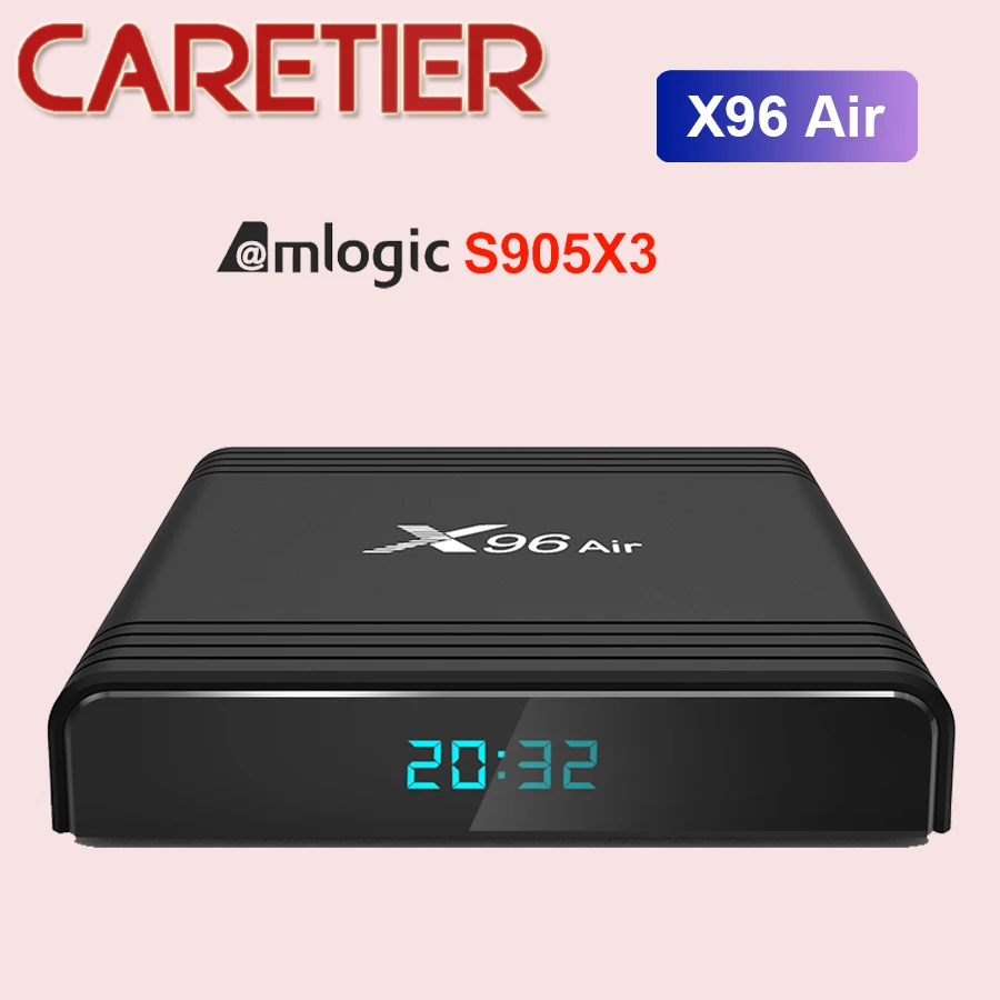 ТВ приставка X96 Air Amlogic S905X3 Android 9 0 4 + 64/32 ГБ Wi Fi 1080P 8K 24pfs Netflix 2 16 Гб|ТВ-приставки и
