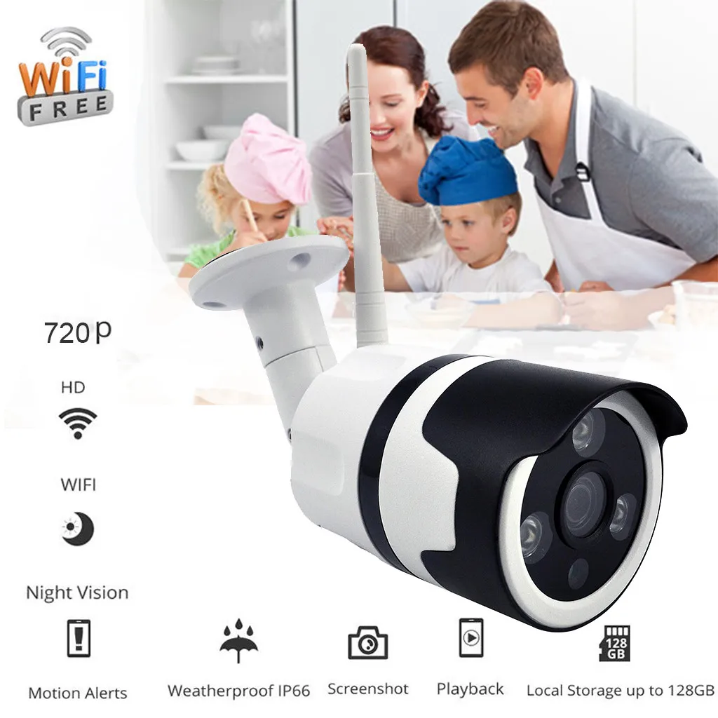 

CARPRIE Outdoor/Indoor Surveillance Home IP Security IR Night Vision Motion Camera Outdoor Security Camera Jy15