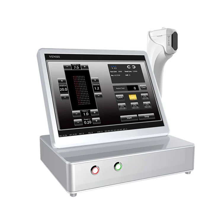 

3D 4D anti-aging wrinkle removal facial lifting face and body shaping sliming machine with 12 lines 20000 shots