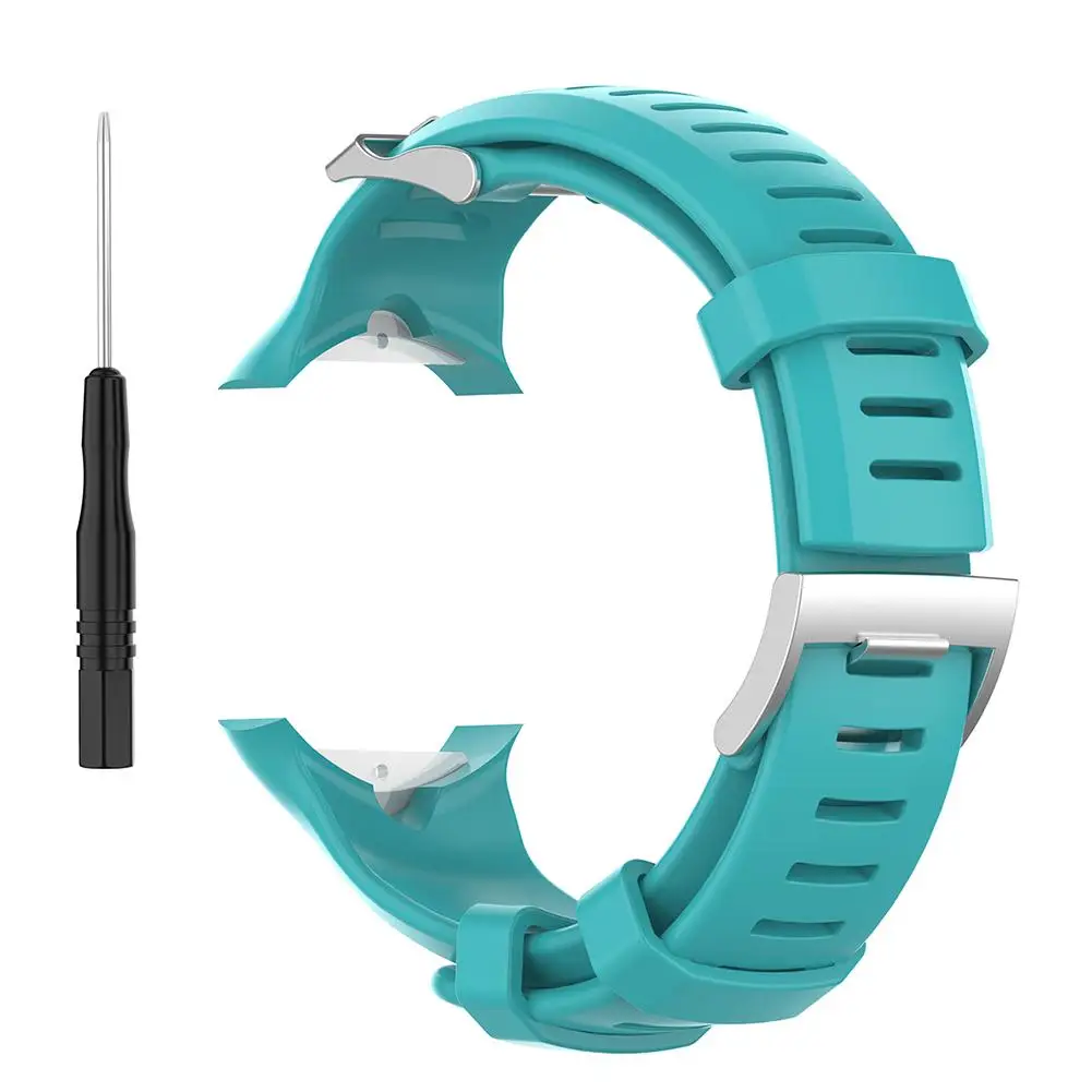 Силиконовый сменный ремешок на запястье ремешок для часов SUUNTO D6 D6i Novo, работающие под водой часы два режима ношения# CO - Цвет: Teal Blue