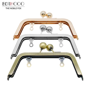 

10pcs/Set 14cm New Screw Purse Frame for bag Metal Kiss Clasp Lock Handles Women Shoulder Bags Frame Accessories