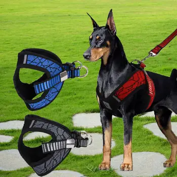 

New Safety Pet Dog Harness and Leash Set for Small Medium Dogs Cat Harnesses Vest Puppy Chest Strap Pug Chihuahua Bulldog