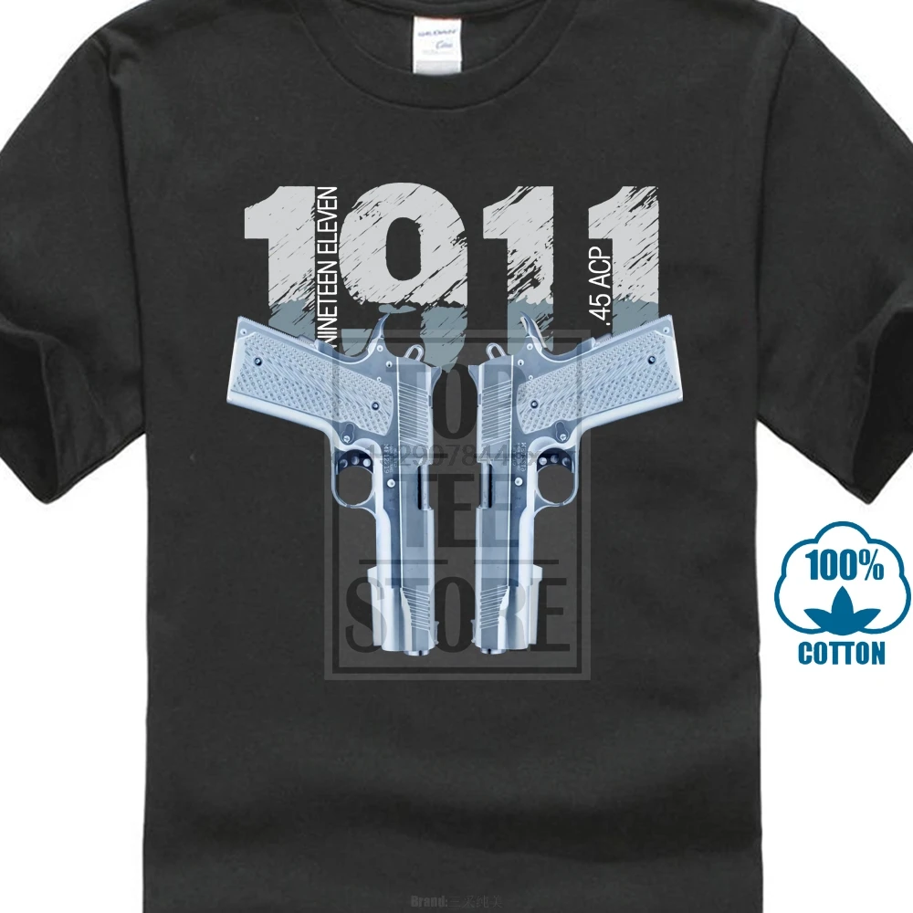 1911 Colt Handgun Pro Gun 2Nd A Мужской d t 100% хлопок мужская футболка модная 2018 брендовая