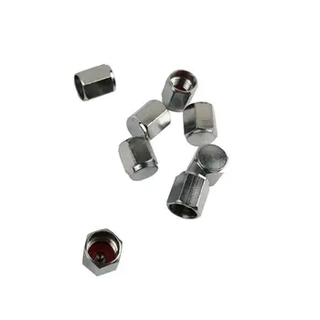 

Car Bicycle Tire Aluminum Alloy Valve Cap Dust Cover Dust Cap Motorcycle Silver Valve Cover Copper Hexagonal Cap