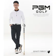 PGM Golf, мужские летние хлопковые брюки, мужские длинные штаны для взрослых, мужские брюки, 4 цвета, S-XXXL, толщина, средняя, высокая эластичность