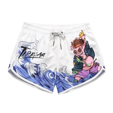 Быстросохнущие пляжные шорты с принтом «Бог богатства свиньи», модные женские пляжные шорты, купальник для девочек, сексуальный купальник, Бермуды, Feminina Esport