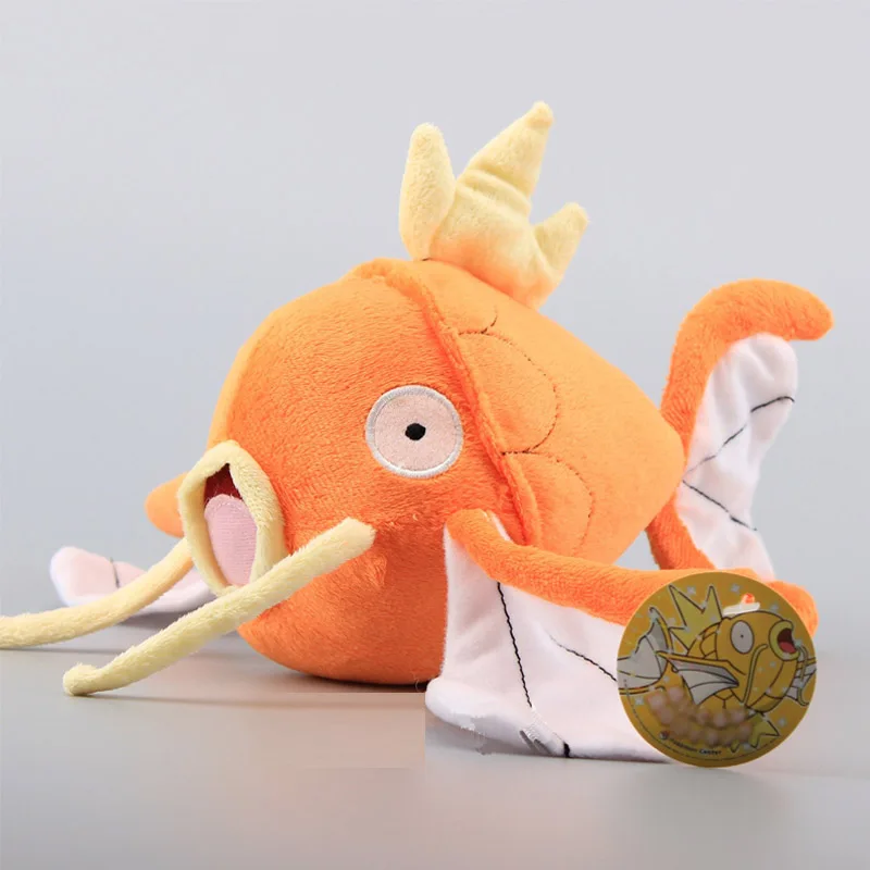 6 шт., 23 см, новая плюшевая игрушка из мультфильма Magikarp, высокое качество, карманное животное, Magikarp, мягкие куклы, подарки для детей(2 цвета