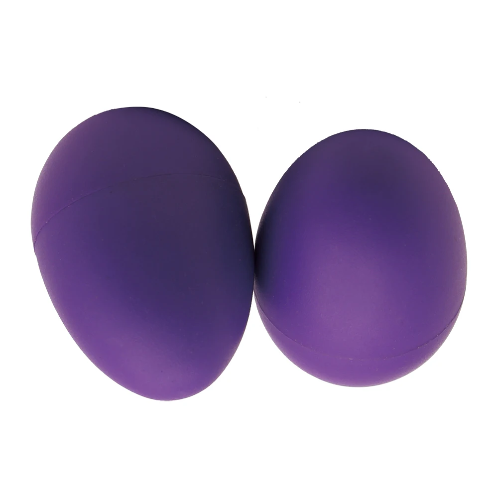 Egg Shakers African Shaker Set Pair Of Shaker Eggs Toy Percussion 5.6x3.9cm Drums Rhythm Musical Instruments Purple