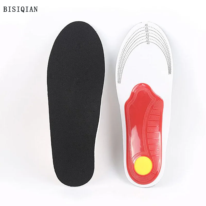 

BISIQIAN Premium Orthotic Gel High Arch Support Insoles Gel Pad 3D Arch Support Flat Feet For Women / Men orthopedic Foot pain