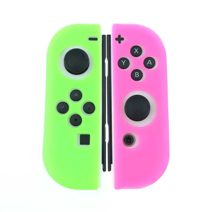 YuXi 1 комплект красочный мягкий чехол для Joy-Con Силиконовый чехол защитный чехол для nyd Switch Joycon контроллер - Цвет: G-M