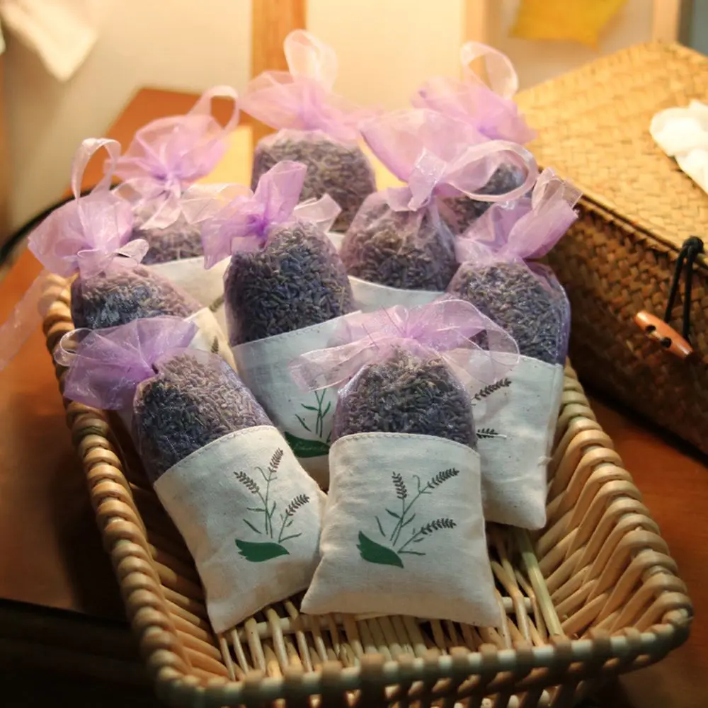 Сумка для ароматерапии с натуральными сушеными цветами 6 шт.|Сумки вещей| |