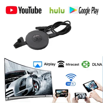 

Newst 1080p WiFi Display Dongle YouTube AirPlay Miracast TV Stick for Google Chromecast 2 3 Chrome Crome Cast Cromecast 2
