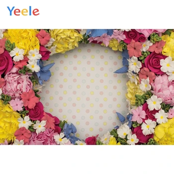 

Yeele Colorful Flower Ocean Birthday Party Photocall Photophone Photography Backdrops Photographic Backgrounds For Photo Studio