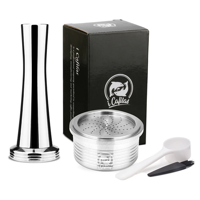 

Coffee Capsule Bean Powder Press Scoop Spoon Espresso Stainless Steel Reusable