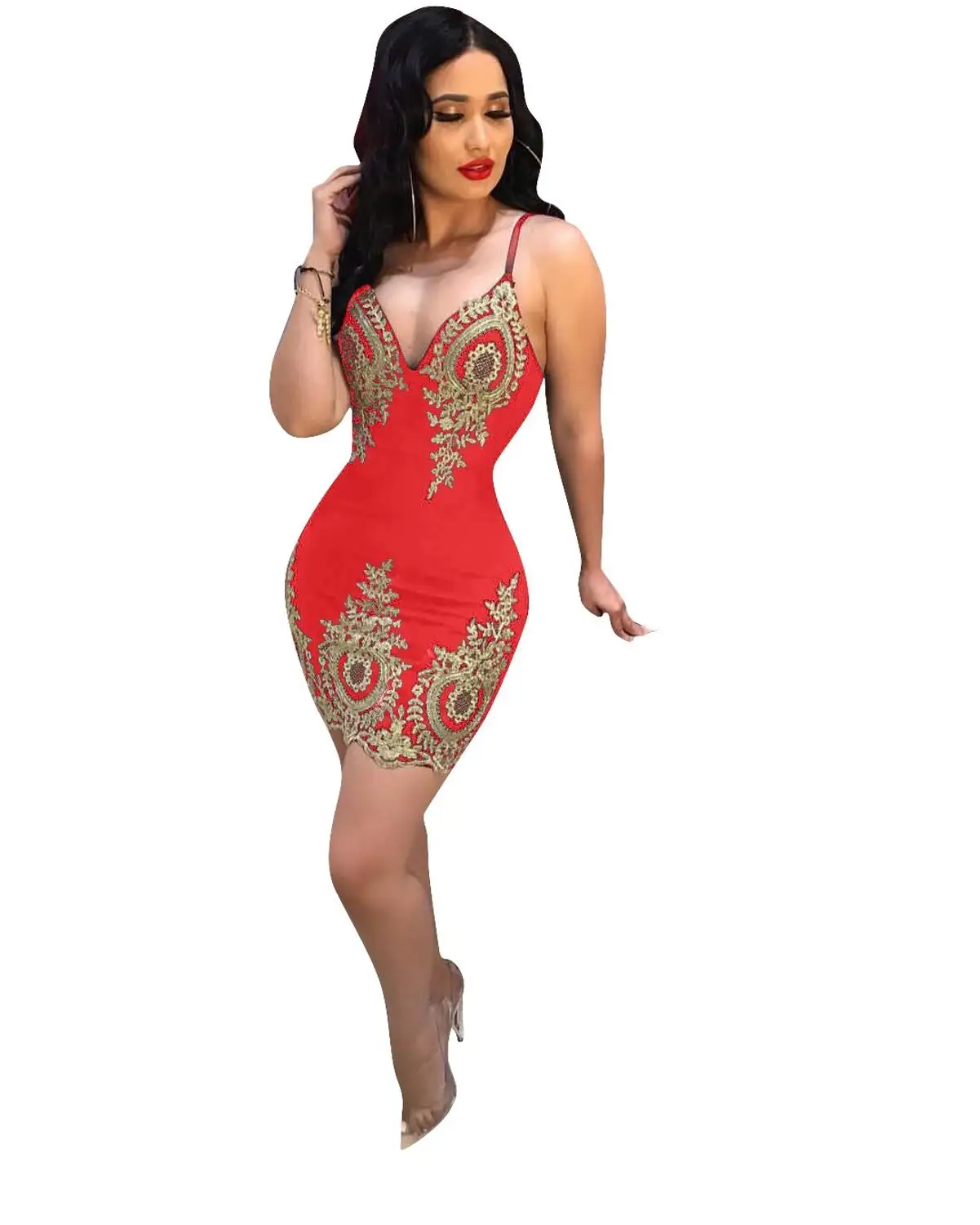 New Fashion Sexy Strapless Women Bandage Bodycon Desigual Dress Long Sleeve Embroidery Party Dresses party dresses Dresses