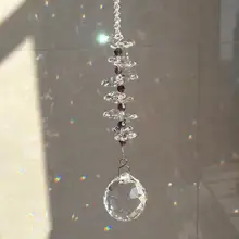 30 мм кристалл с восьмиугольным Бисером Окно Солнце Ловец коллекция бисера Suncatcher домашний декор Радуга производитель, прозрачный кристалл призмы