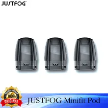 3-30 шт. оригинальный сменный картридж Justfog Minifit 1,5 мл для Justfog Minifit Max Pod System Vape Starter Kit 3-30 шт. оригинальный сменный картридж Justfog Minifit 1,5 мл для Justfog Minifit Max Pod System Vape Starter Kit