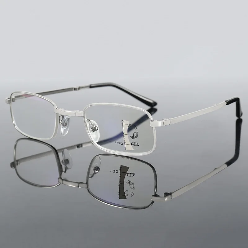 Смарт зум прогрессивные многофокусные складные очки для чтения для мужчин и женщин анти-синий свет пресбиопии очки при дальнозоркости Gafas Lectura