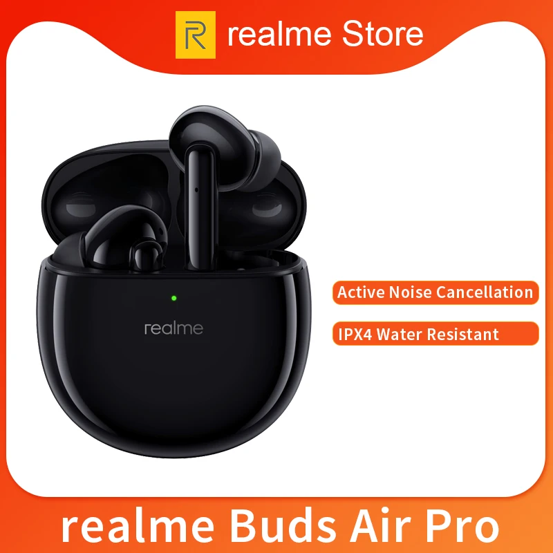  realme Buds Air Pro TWS наушники Blutooth 5,0 активное шумоподавление двойной микрофон realme S1 чип для realme 7 Pro 7i 6 