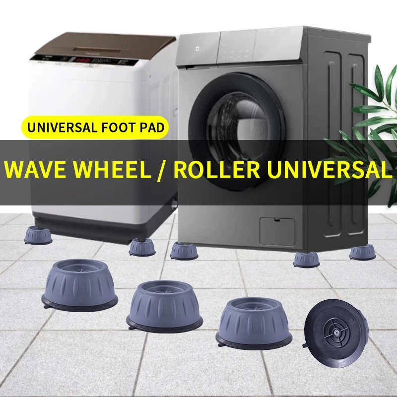 Anti Vibratie Voeten Pads Rubber Mat Slipstop Stille Universele Wasmachine Koelkast Meubels Vaste Raiser Dempers Stand