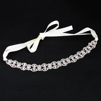

Wedding Headdress Rhinestone Fashion Headbands Accessories Bridal Headband Wedding Hairpiece Ribbon Headbands TS61
