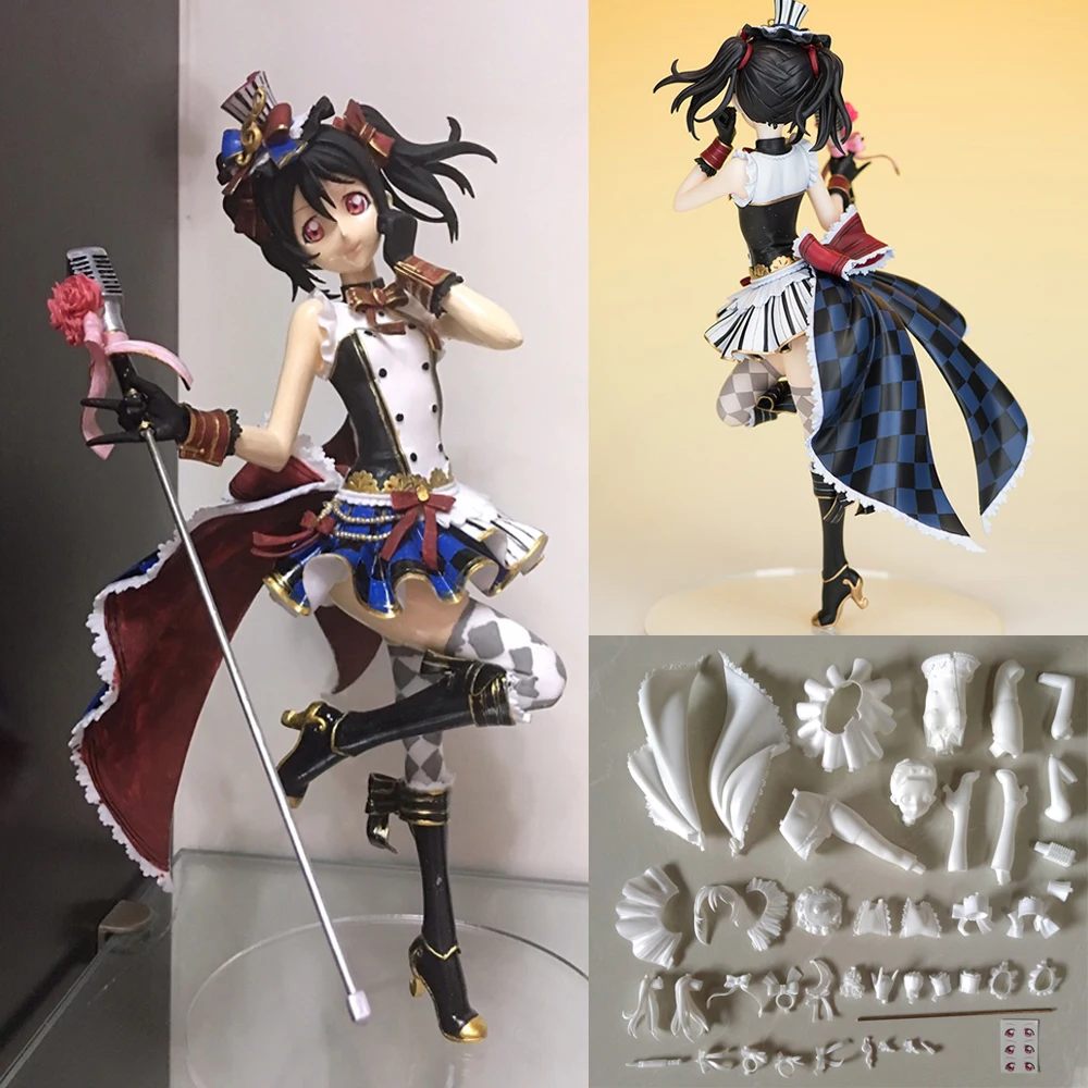 Wong работа Неокрашенная 1/7 масштаб смолы LoveLive Нико Ядзава в разобранном гараже наборы GK модель комплект рисунок WF2016W