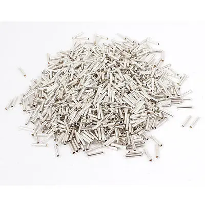 

2000 Pcs EN1010 A.W.G18 10mmx2mm Crimp Terminal Non-Insulated Wire Ferrule