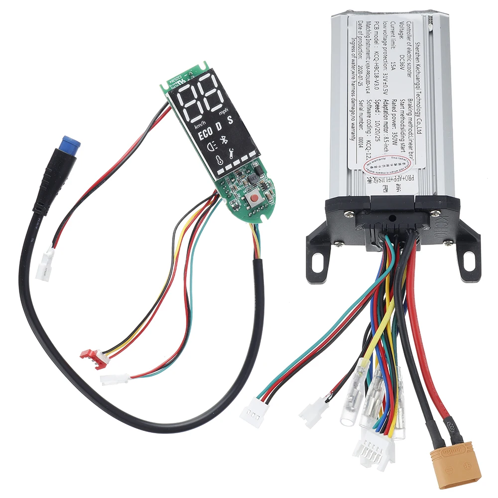 42V 350W 15A Motor Controller+Dashboard+Front/Rear Light For Xiaomi Scooter Electric Bicycle E-bike ► Photo 2/6