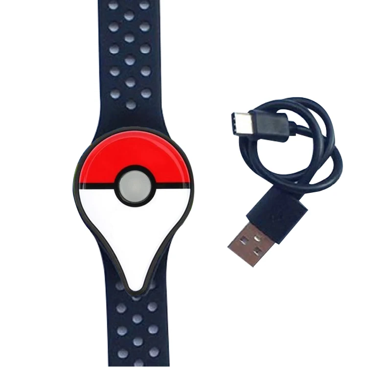 Rechargeable Square Bracelet Wristband New Auto Catch Bracelet for Pokemon Go Plus Bluetooth for Android IOS 