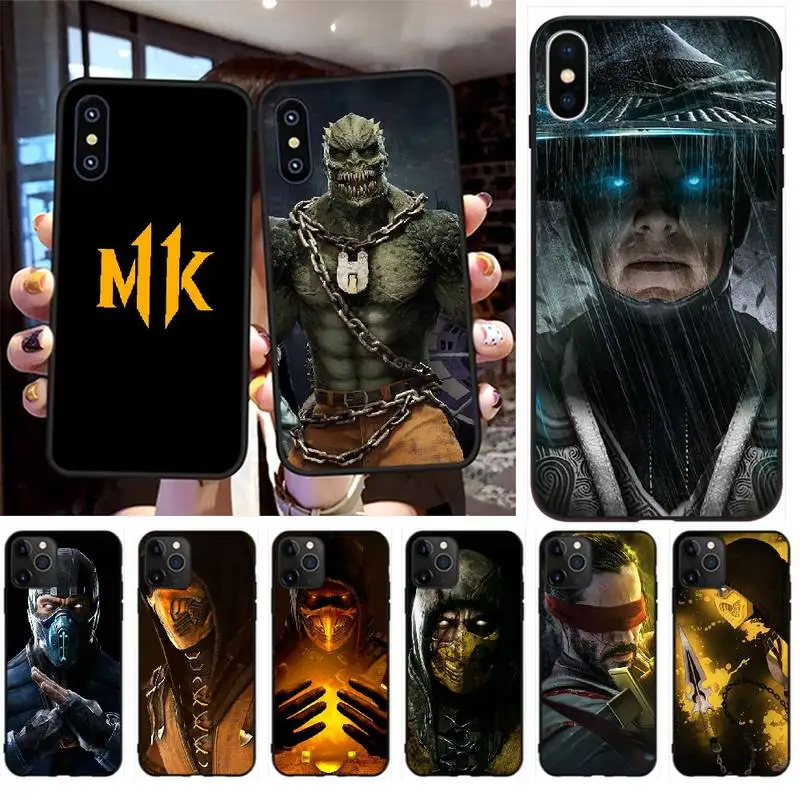Мягкий чехол для телефона NBDRUICAI Mortal Kombat с пользовательским фото iPhone 11 pro XS MAX 8 7 6 6S