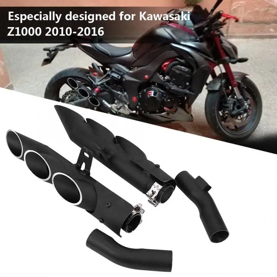 Мотоцикл глушитель среднего соединение трубы подключения для Kawasaki Z1000 2010- аксессуары для мотоциклов