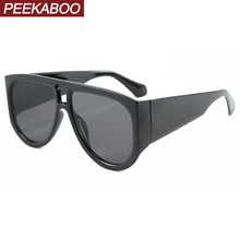 Peekaboo, черные негабаритные солнцезащитные очки, толстая оправа,, мужские, женские солнцезащитные очки, для женщин, большие, дешевые, вечерние, летние, белые, плоский верх