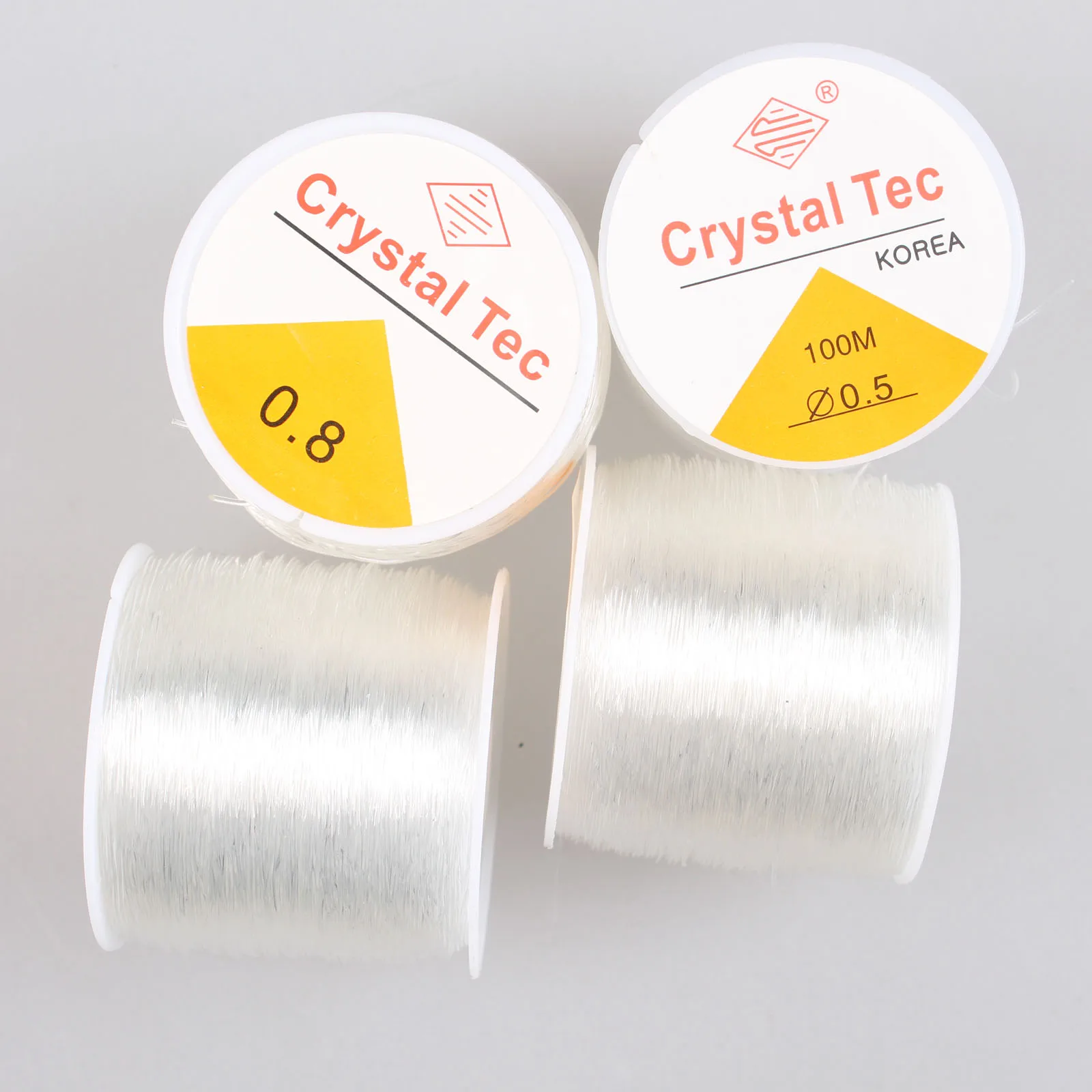 크리스탈 스트링 고무 탄성 스레드 0.5 0.6 0.7 0.8 1.0mm 쥬얼리 파인딩 비즈 라인, DIY 팔찌 쥬얼리 제작