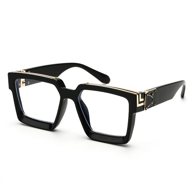 Pro Acme Роскошные брендовые дизайнерские Квадратные Солнцезащитные очки для мужчин и женщин, модные очки с толстой оправой для мужчин s UV400, мужские знаменитые очки PD1399 - Цвет линз: C6 Black Frame