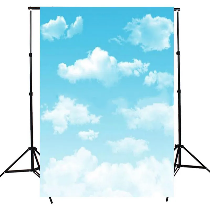 Blue Sky White Cloud Studio Photography Background Photo Backdrop Props