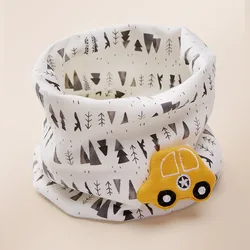 Écharpe coupe vent en pur coton pour enfants, guêtre, col Dickey, vêtements d'hiver pour bébés 